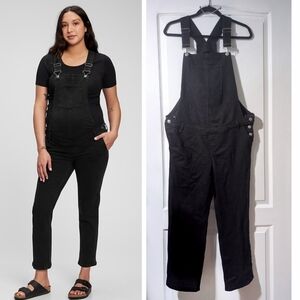New! Gap | Maternity Denim Overalls In Black